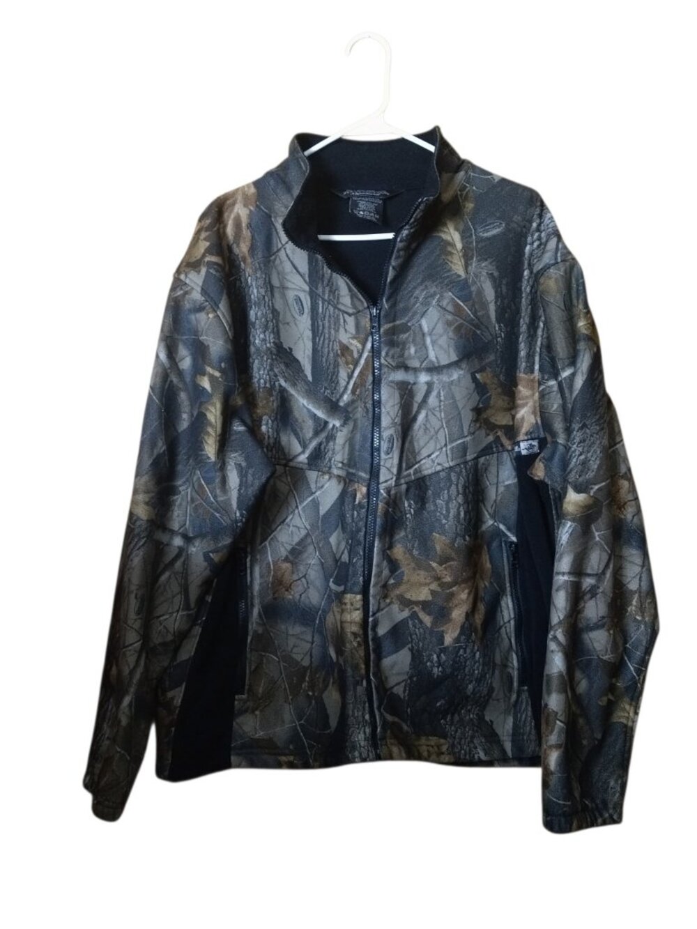 Winchester Men's XL Zip Front Camouflage Sweater Jacket Hunting Fishing Outdoor